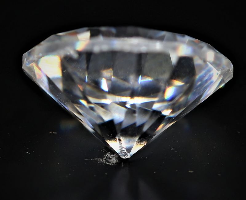 031717 Original American Diamond Gemstone (White Zircon) - 4.50 Carat Weight - Origin USA