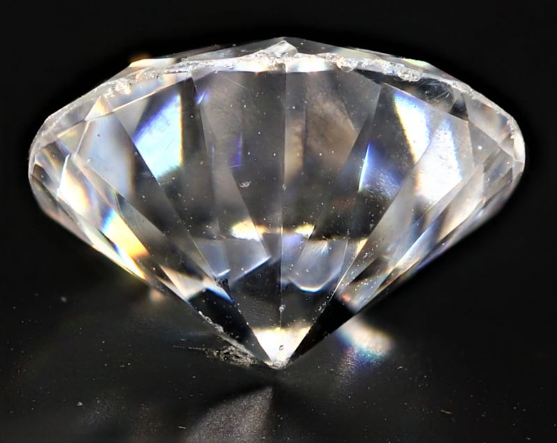 031718 Original American Diamond Gemstone (White Zircon) - 4.45 Carat Weight - Origin USA
