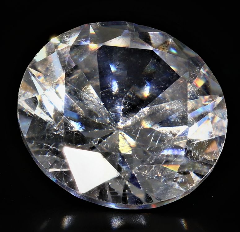 031725 Original American Diamond Gemstone (White Zircon) - 4.70 Carat Weight - Origin USA