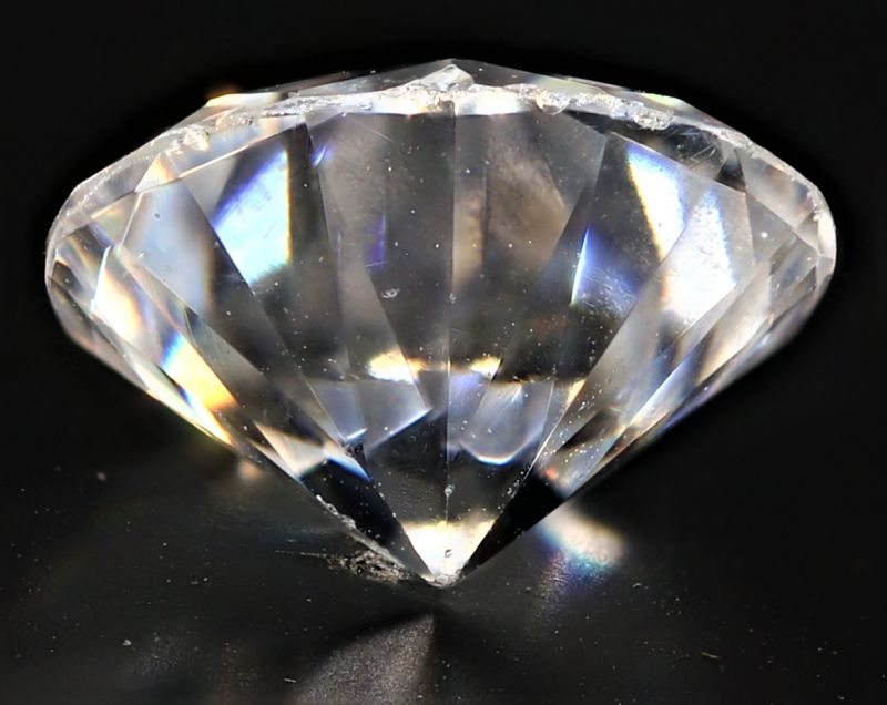 031729 Original American Diamond Gemstone (White Zircon) - 4.65 Carat Weight - Origin USA