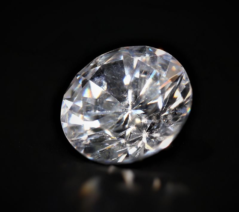 872018 Natural American Diamond Gemstone (White Zircon) - 13.00 Carat Weight - Origin USA