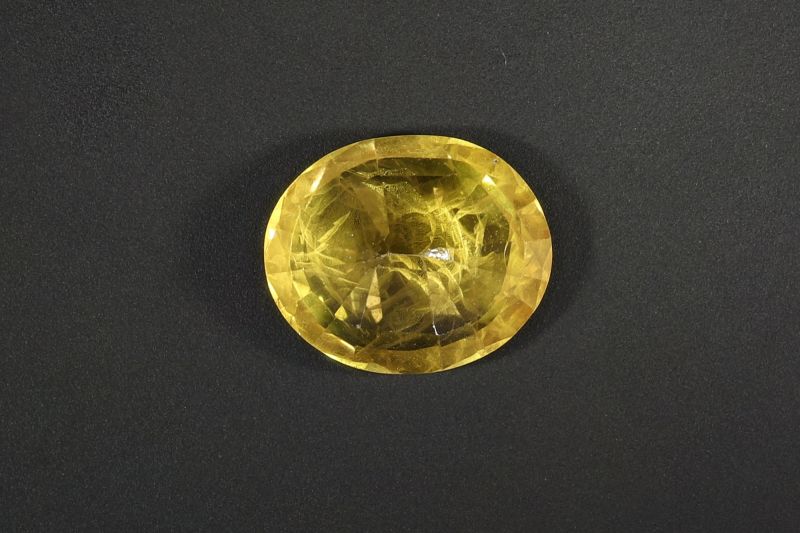 Yellow Sapphire Gemstone  Pukhraj Stone  5.00 Carat Weight  Origin Thailand 722003