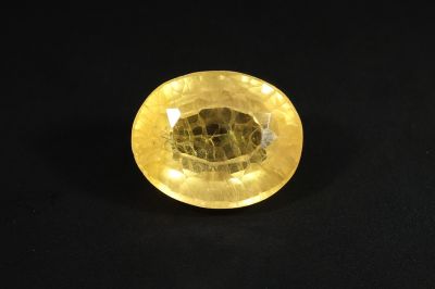 Yellow Sapphire Gemstone  Pukhraj Stone  6.50 Carat Weight  Origin Thailand 722008