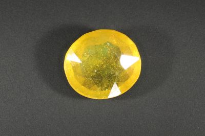 Yellow Sapphire Gemstone  Pukhraj Ratan  6.00 Carat Weight  Origin Thailand 742009