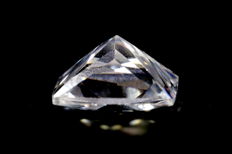 882005 Original American Diamond Gemstone (White Zircon) - 22.00 Carat Weight - Origin USA