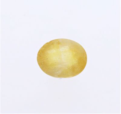Natural Yellow Sapphire Gemstone  Pukhraj Ratan  4.4 Carat Weight  Origin Sri Lanka 131737