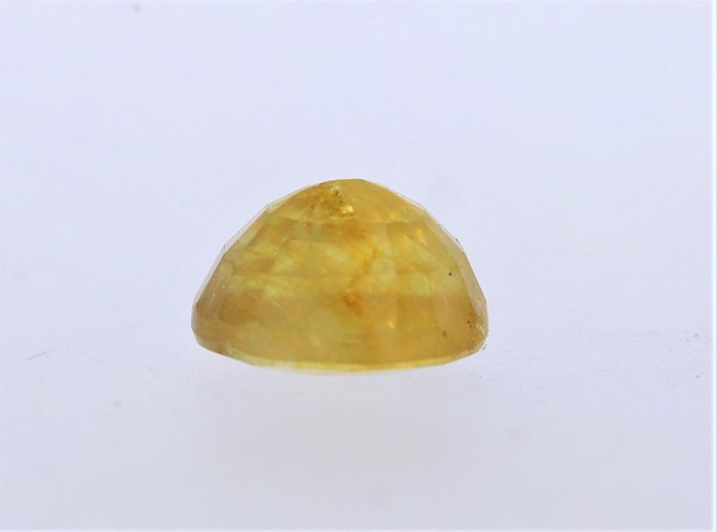 Natural Yellow Sapphire Gemstone  Pukhraj Ratan  5.55 Carat Weight  Origin Sri Lanka 131741