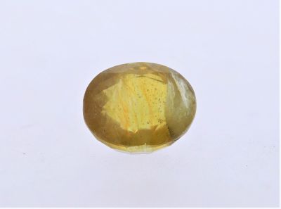 131754 Natural Yellow Sapphire Gemstone - Pukhraj Ratan - 3.15 Carat Weight - Sri Lanka Origin