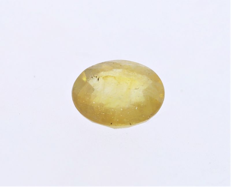 Natural Yellow Sapphire Gemstone - Pukhraj Ratan - 5.2 Carat Weight - Sri Lanka Origin 13155