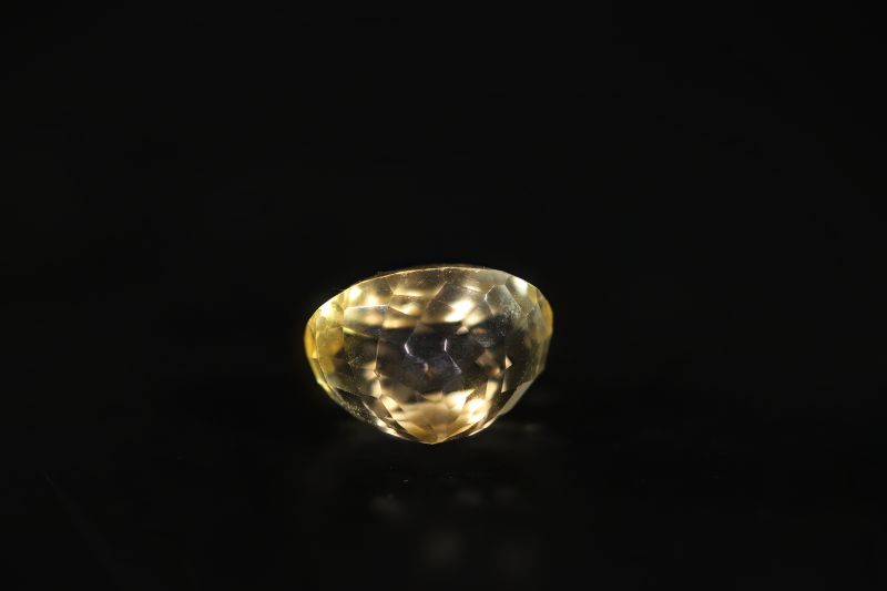 Original Golden Topaz Gemstone (Citrine/Sunehla) 15.00Carat Weight - Origin India