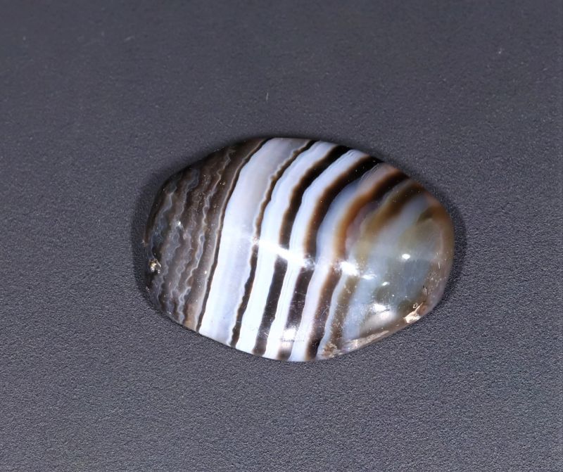 261723 Natural Sulemani Hakik Gemstone ( Agate Stone) - 9.25 Carat Weight - Origin India