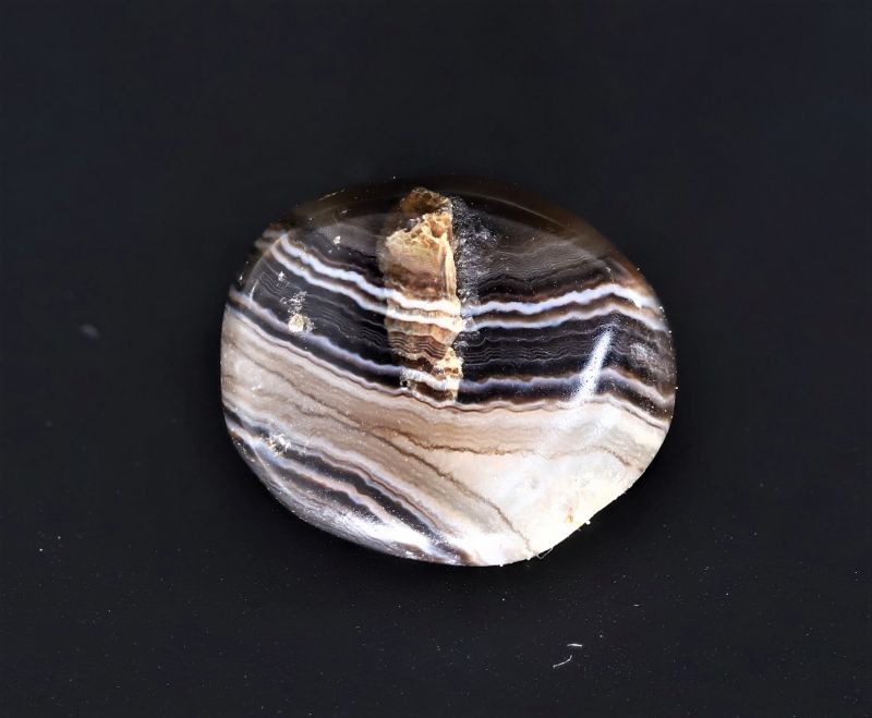 261724 Natural Sulemani Hakik Gemstone ( Agate Stone) - 6.00 Carat Weight - Origin India