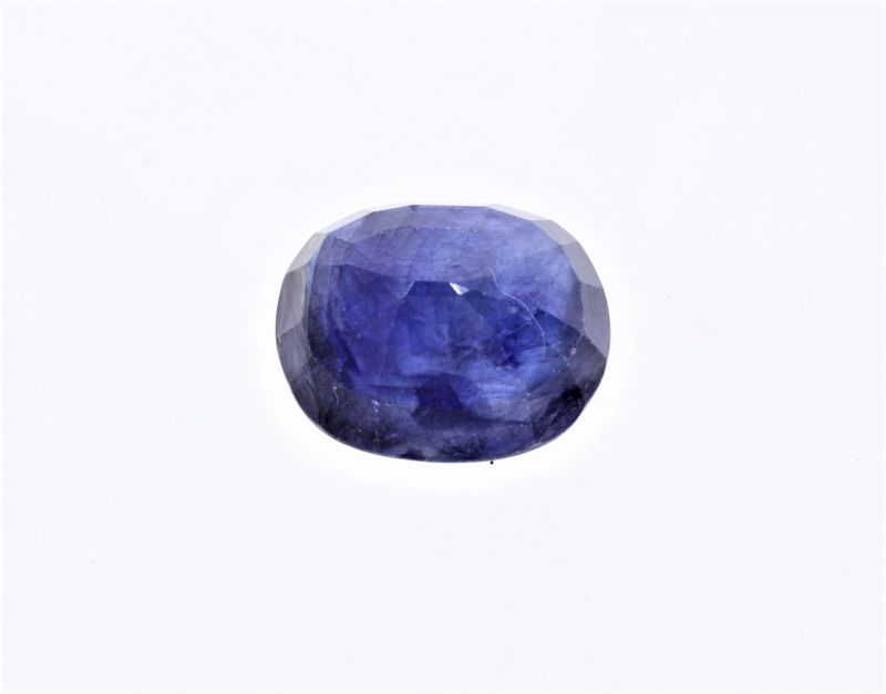 151714 Natural Blue Sapphire Gemstone (Neelam) -6.80 Carat Weight - Origin Thailand