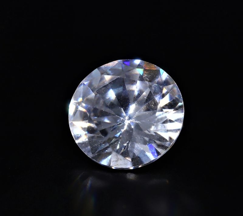 031703 Original American Diamond Gemstone (White Zircon) - 4.75 Carat Weight - Origin USA