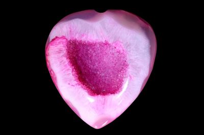 PINK AGATE HEART-RPHA202011