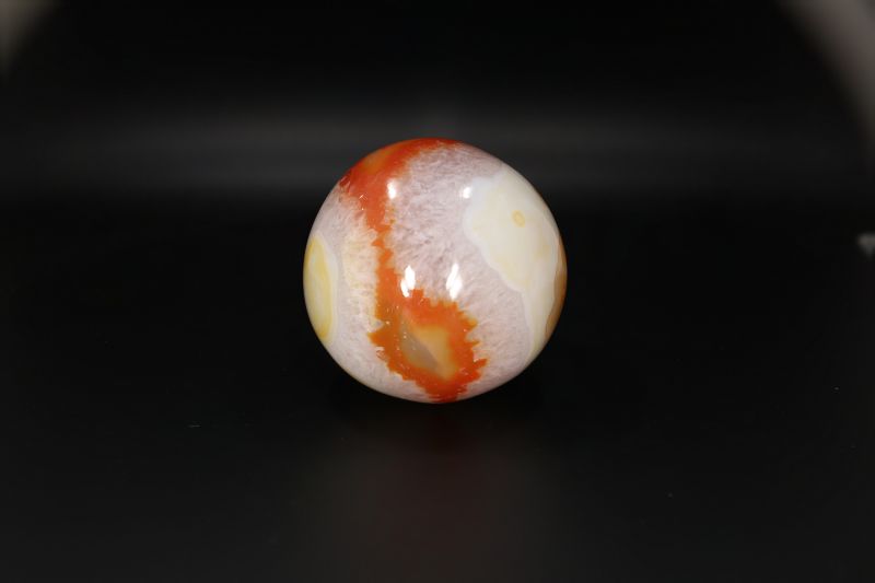 Natural Agate Geode Ball-RPNAGB_2021_04