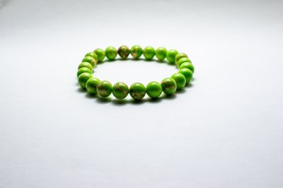 Green Amber Bracelet-A22085