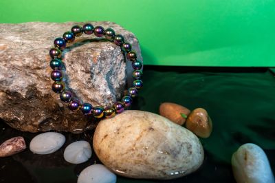 Rainbow Hematite Bracelet-A22098