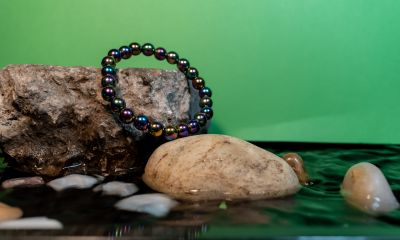 Rainbow Hematite Bracelet-A22098