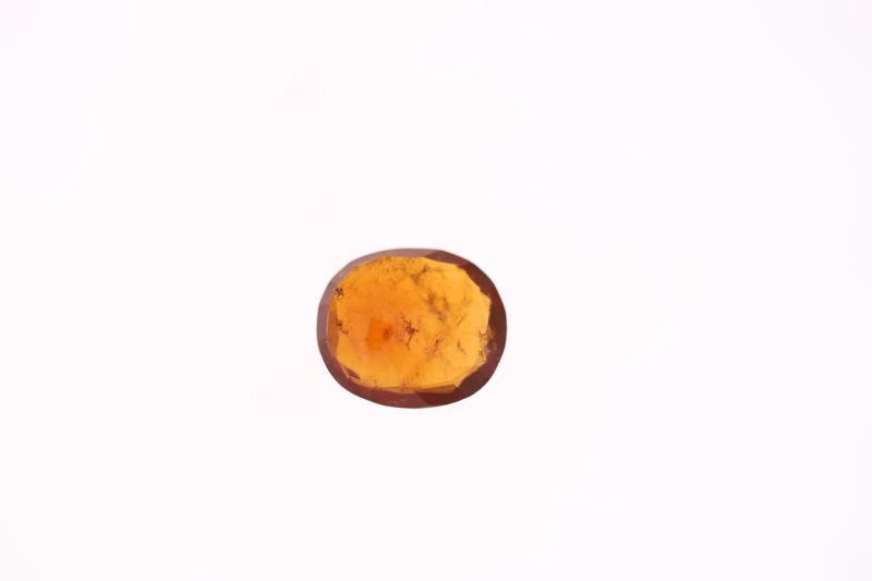 A22127_Stone Hessonite Garnet (Gomed) _ 6 Carat Weight Origin Sri Lanka